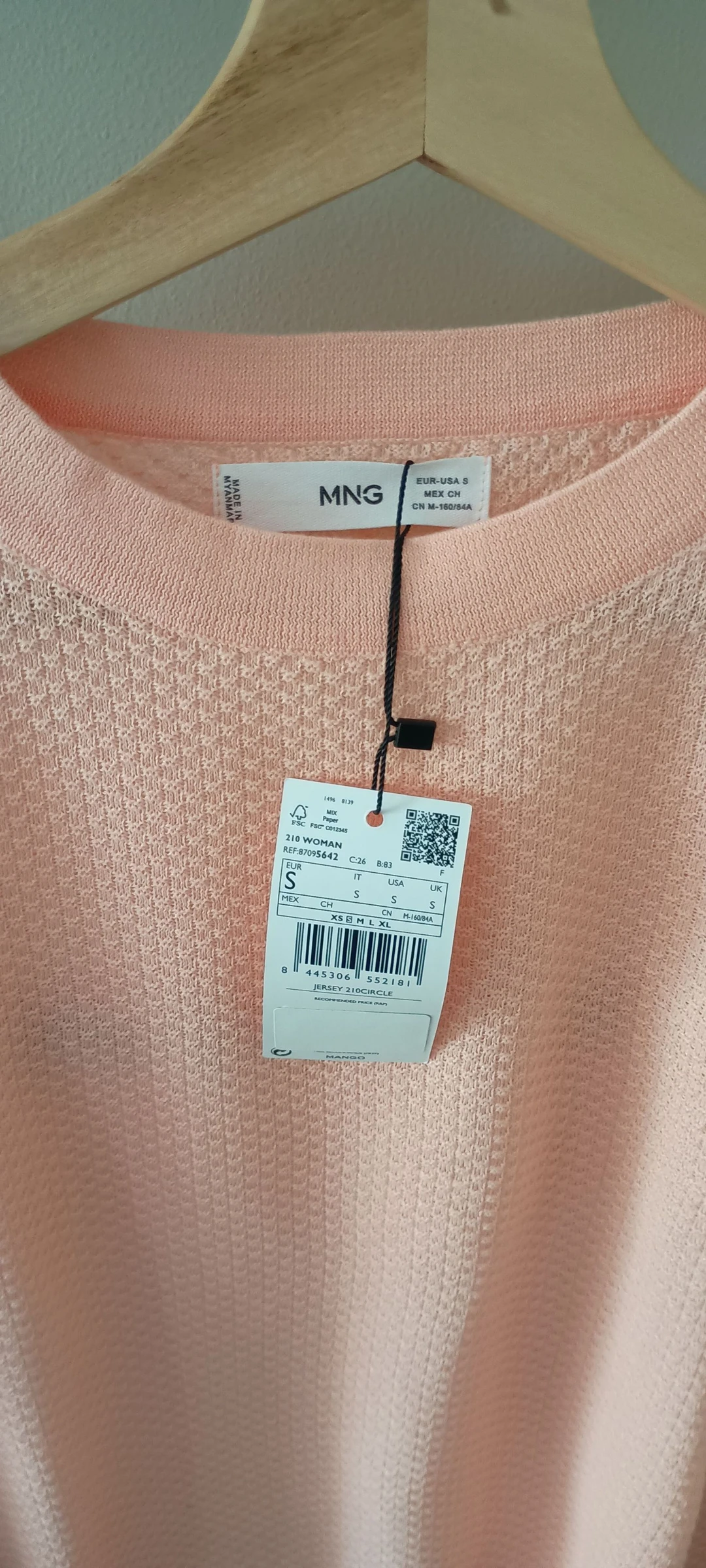 Pull leve texturizado, Mango, tamanho P, novo com etiqueta – photo 3